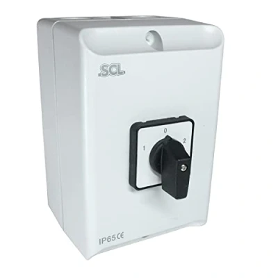 Image of SCL 100A 2 Pole IP65 Enclosed Changeover Switch