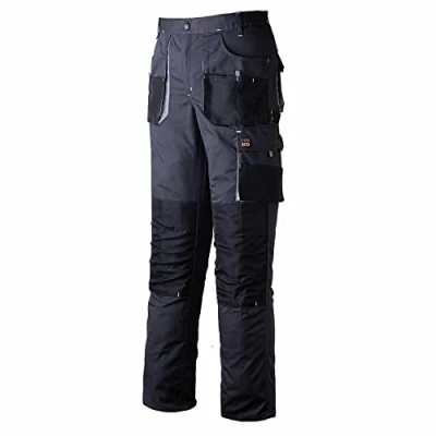 Image of REIS FORECO T SBJS Work Trousers for Men Safety Cargo Pants Cut Protection Gray Black Light Size: 46