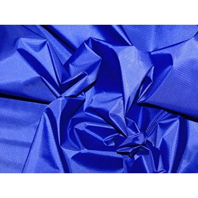 Image of 60&quot; wide Polyester Rip Stop Tear Resistant Fabric Royal Blue per metre