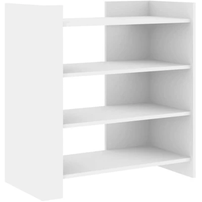 Image of vidaXL Sideboard White Engineered Wood Storage Cabinet, 73.5x35x75 cm Modern, Versatile Decor Solution
