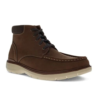 Image of Dockers Mens Rowan Rugged Casual Boot, Dark Tan, 11.5