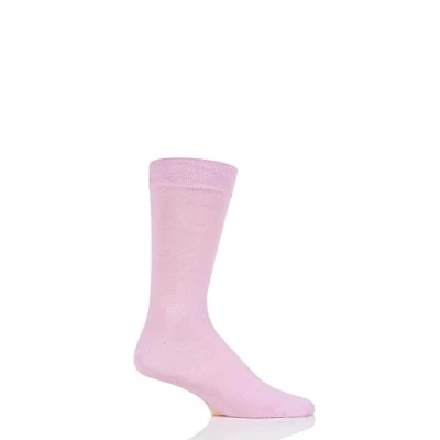 Image of 1 Pair Pretty in Pink Colour Burst Bamboo Socks with Smooth Toe Seams Men&#039;s 6 11 Mens SOCKSHOP