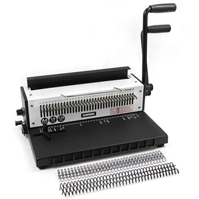 Image of RAYSON Wire Binding Machine, 34 Hole, Binds 130 Sheets, 3:1 Pitch, A4, TD 1500B34