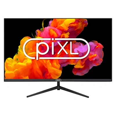 Image of piXL CM32F4 32 Inch Frameless Monitor, Widescreen IPS LCD Panel, Full HD 1920x1080, 4ms Response Time, 60Hz Refresh, Display Port/HDMI, 16.7 Million Colour Support, VESA Wall Mount, Black Finish