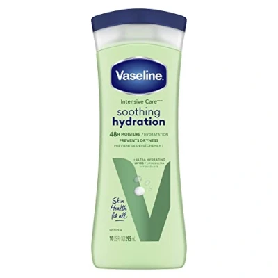 Image of Vaseline, Intensive Care, Aloe Soothe Non Greasy Lotion, 295 millilitre