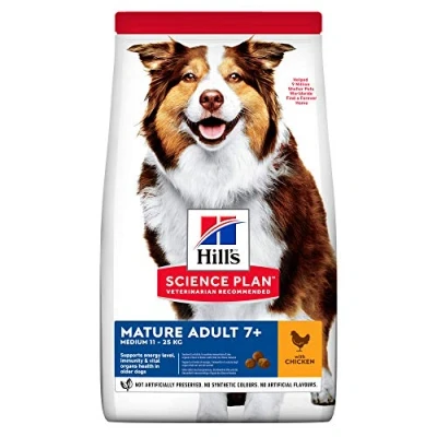 Image of Hills Science Plan Mature Adult Medium Chicken Dry Dog Food 18kg
