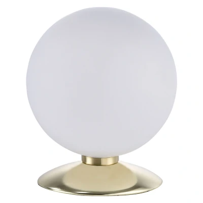 Image of Bubba Globe Table Lamp Matt Brass 1x G9 Dimmable