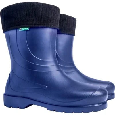 Image of Demar BDLAURA Women&#039;s Wellington Boots Dark Blue Size 4