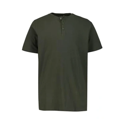 Image of JP 1880 Men&#039;s Basic Henley T Shirt 1/2, Dunkel Oliv, 4XL