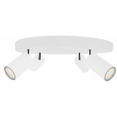 Image of Eye Ceiling Spotlight Clusters White, 30cm, 4x GU10