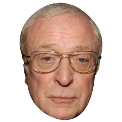Image of FoxyPrinting Michael Caine Celebrity Cardboard Party Face Mask Fancy Dress