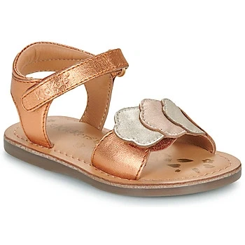 Image of Kickers Dyastar Sandals for kids, Size: 8.5/9K, Orange shoes