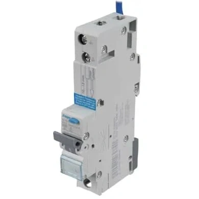 Image of Hager ADB440G 40A Single Pole 1 Module B Curve 6kA 30mA Type A RCBO