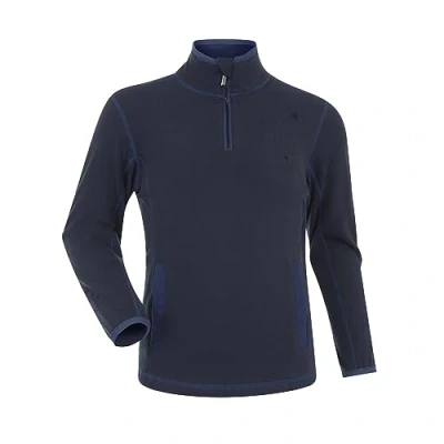 Image of LeMieux Mini Mari Micro Fleece Navy or Orchid, Soft and Relaxed Fit Top, Navy, 9 10 Years