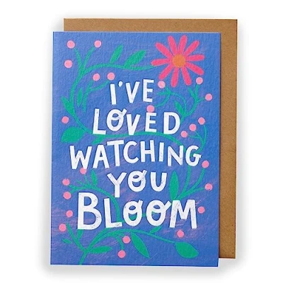 Image of Kindred I&#039;ve Loved Watching You Bloom Card
