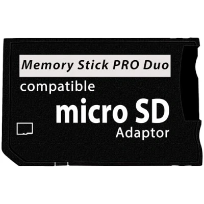 Image of LEAGY PSP 1000, 2000, PSP3000 Memory Stick Adapter, Micro SD to PRO Duo MagicGate Card for,Handycam, Camera, Sony Playstation Portable