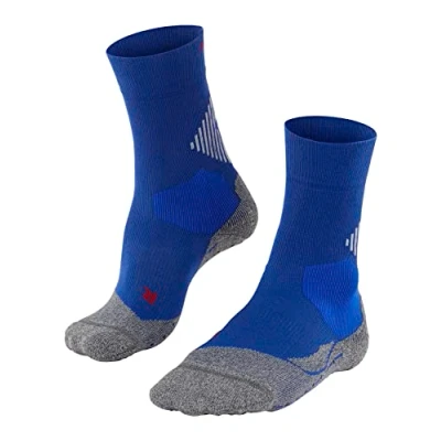 Image of FALKE Unisex 4 GRIP U SO Functional Yarn For Maximum Speed 1 Pair Socks, Blue (Blue 6449), 2.5 3.5
