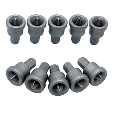 Image of Amtech F0720 Drywall Screwdriver Bits, 10pc Hex Shank, Phillips 2, 65mm