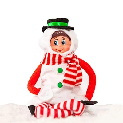 Image of Widdle Gifts Christmas Elf Elves Behaving Badly Naughty Fun Dress Up Outfit. (Snowman)
