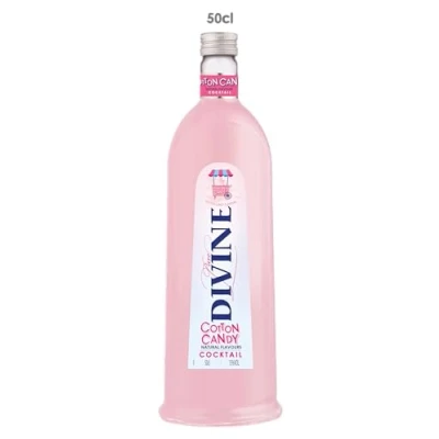 Image of Pure Divine Tasty Cotton Candy, Flavoured Vodka Cocktail 15 per cent vol (1 x 0.50 l)