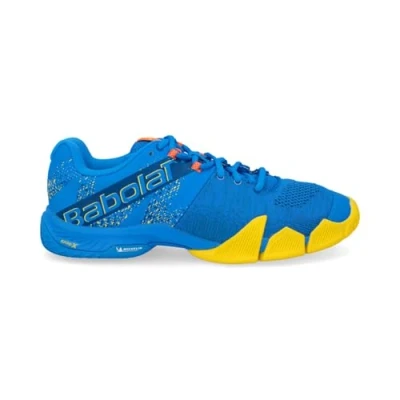 Image of Babolat Men&#039;s Movea White/Nasturtium Padel Shoes Sneaker, 44.5 EU