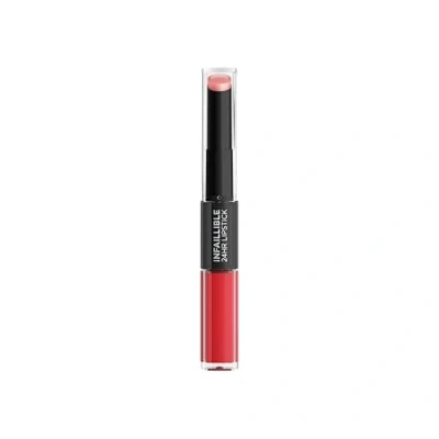 Image of L&#039;Oreal Paris Infallible 24HR 2 Step Lipstick 506 Red