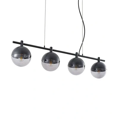 Image of Lucande Dustian hanging light, four bulb