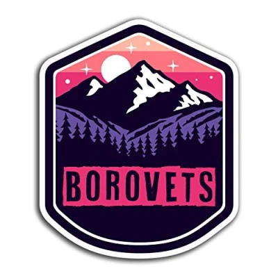 Image of 2 x 10cm Borovets Bulgaria Vinyl Stickers Travel Sticker Laptop Luggage #23877 (10cm Tall)