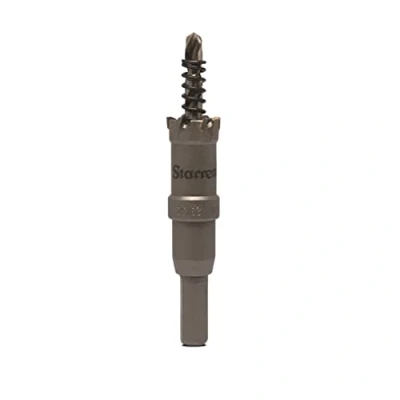 Image of Starrett Carbide Tipped Hole Saw CTD18 TCT Deep Cut Holesaw Cutter For Metal Stainless Steel Iron Aluminium 18mm