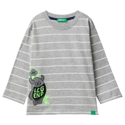 Image of United Colors of Benetton T Shirt M/L 3I1XG10FL Short Sleeve Shirt, Grigio