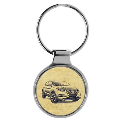 Image of KIESENBERG Keychain Keyring Key Chain Ring Gifts for Qashqai Fan A 6351