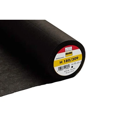 Image of Vilene/Vlieseline Fusible Interlining H180 1M Black