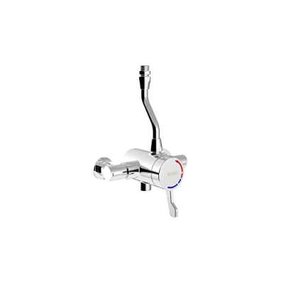 Image of Bristan OP TS3650TO EL C Opac Top Outlet Shower Valve with Lever Handle Mixer, Chrome Plated