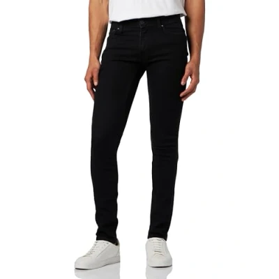 Image of Jack &amp; Jones Jjiliam Jjoriginal Slim fit jeans, Men&#039;s, Size: 34x34, Black denim