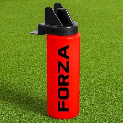 Image of FORZA 1L Team Hygiene Water Bottles BPA Free Sports with Contactless Nozzle Ideal for Teams (Red, Pack of 40)