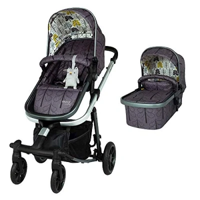 Image of Cosatto Giggle Quad Pram &amp; Pushchair From Birth to 20kg, Lightweight, Compact Fold, Duo directional Seat (Fika Forest)