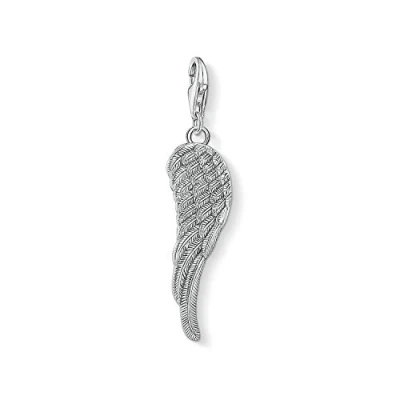 Image of Thomas Sabo Women Charm Pendant Wing Club 925 Sterling Silver 1707 637 21