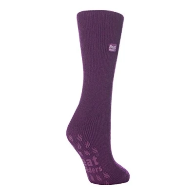 Image of Heat Holders Ladies Holder Thermal Slipper Socks 4 8 uk, 37 42 eur (Lavender)