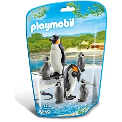 Image of Playmobil 6649 City Life Penguin Family, Fun Imaginative Role Play, PlaySets Suitable for Children Ages 4+