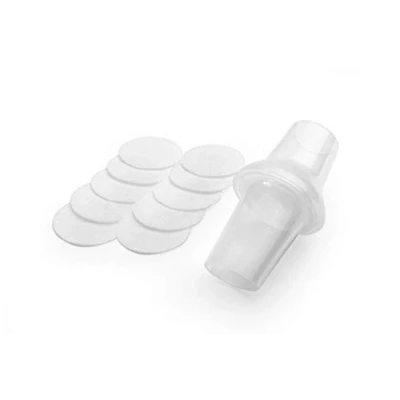 Image of Bacterial &amp; Viral filters Kit for Mucus Relief Cleanser Lung Expansion Exerciser by Tilcare Cough Assist Filter Cleanses the air to Aid with Therapy and keeps your device clean 10 added