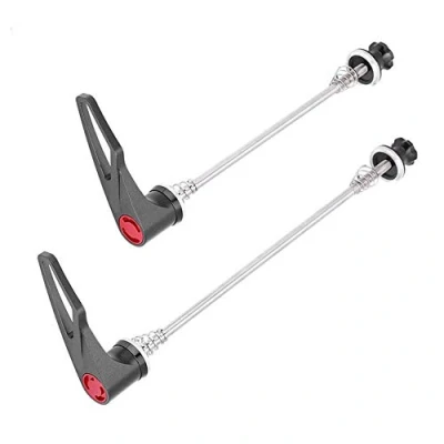 Image of Dilwe Bike skewer, Quick Release Titanium Alloy Wheel Skewer for Mountain Road Bicycle(Black100/135 Bike)