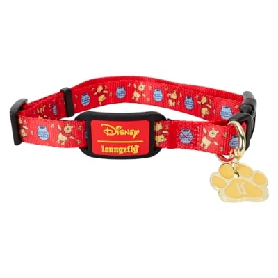 Image of Loungefly Pets Disney Winnie The Pooh Dog Collar (Large)
