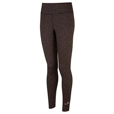 Image of Ronhill, Wmn&#039;s Life Deluxe Tight, Cocoa/Black, 10