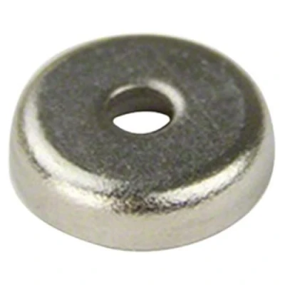 Image of N42 Neodymium Stainless Steel Pot Magnet for Arts, Crafts, Model Making, DIY, Hobbies, Office, and Home 14mm dia x 3.5mm thick c/bore 5.2kg Pull