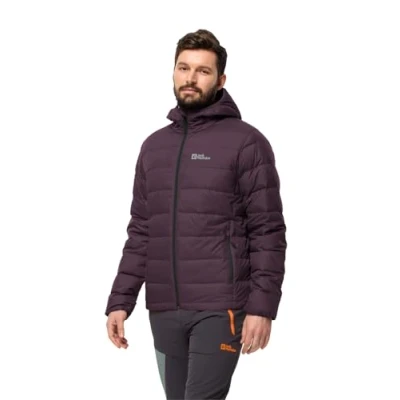 Image of Jack Wolfskin Men&#039;s Ather Down Hoody M Jacket, Midnight Plum,