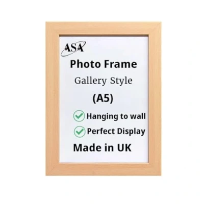 Image of Picture Frame A3 A4 A5 Size Home Decoration Photo Frames Wood Poster Wall Mountable Modern Certificate Document White Black Oak (Oak, A5)