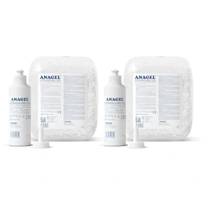 Image of Anagel Ultrasound Gel Bottle 5L With Spare 250ml (2 Pack)