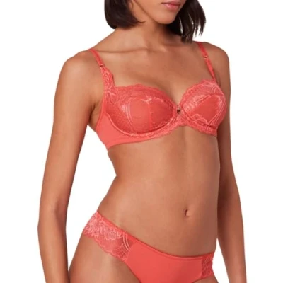 Image of Triumph Women&#039;s Wild Peony Florale W, Bikini top, Deep Blush
