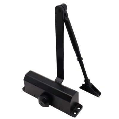 Image of EAI Overhead Fire Door Closer Universal Reversible Push or Pull Side Power Size 3 Black