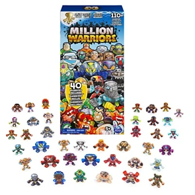 Image of Million Warriors, 40 Pack Collectible Figures, Guaranteed Rare Warrior, Surprise Kids Toys for Boys and Girls Ages 5 Up (Styles May Vary)